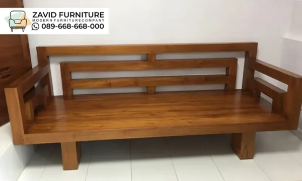 Bangku Solid Elegan Jati Seri Minimalis