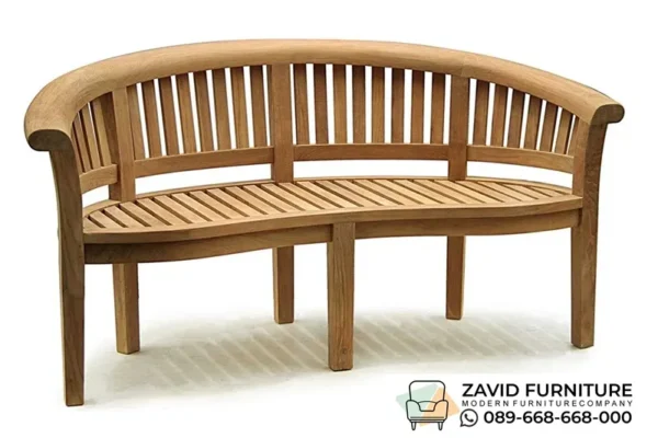 Bangku Taman Jati Lengkung Klasik Minimalis Bangku Taman Jati Lengkung Klasik Minimalis