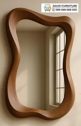 Frame Figura Cermin Kayu Jati Minimalis