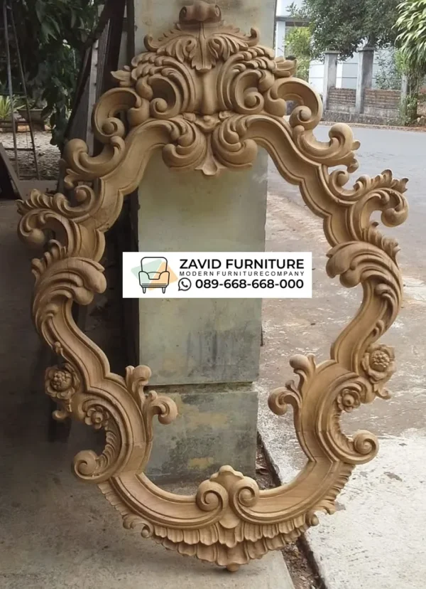 Frame Figura Cermin Ukir Jepara