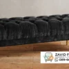 Jual Bangku Stainless Kombinasi Bludru warna Hitam
