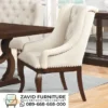 Jual Kursi Makan Klasik Tufted Luxury