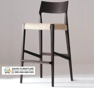 Kursi Bar Kayu Minimalis Seri Black Ash