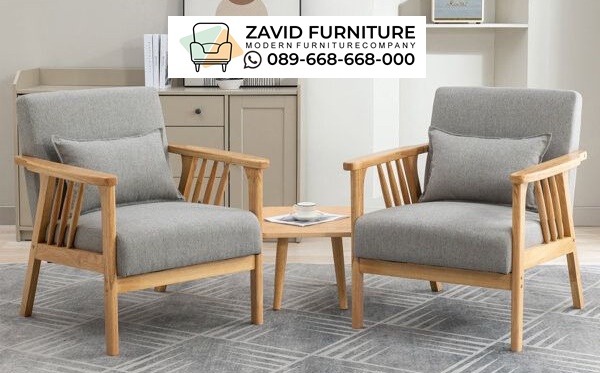 Kursi Teras Kayu Jati Natural Grey