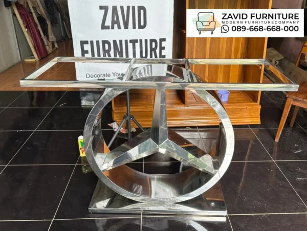 Meja Konsul Stainless Desain Mercy Mewah