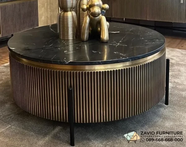 Meja Marmer Bulat Besar Super High Quality