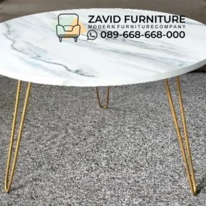 Meja Marmer Bulat Kecil