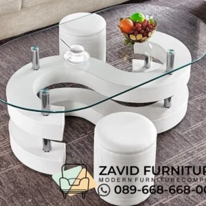 Glass Coffee Table Transparan Mewah Glass Coffee Table Transparan Mewah