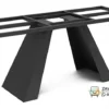 Kaki Meja Besi Industrial Trapezium Modern