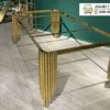 Kaki Meja Stainless Pipa Gold Kaki Meja Stainless Pipa Gold