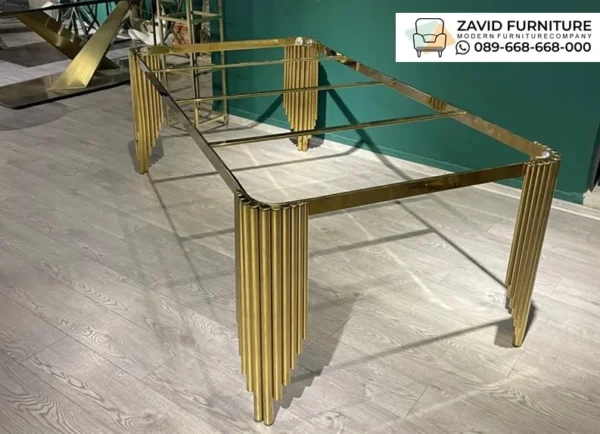 Kaki Meja Stainless Pipa Gold Kaki Meja Stainless Pipa Gold