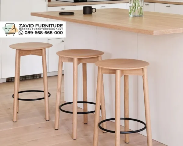 Kursi Stool Bar Cafe Kayu Minimalis