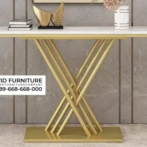 Meja Konsul Marmer Kaki Silang Meja Konsul Marmer Kaki Silang