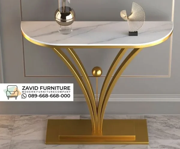 Meja Konsul Modern Luxury Gold Meja Konsul Modern Luxury Gold