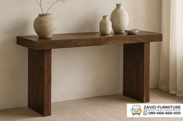 Meja Konsul Slab Solid Premium