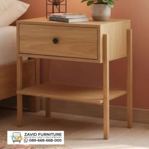Nakas Kayu minimalis 3 laci