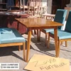 Meja Makan 4 Kursi Rangka Kayu