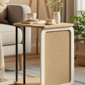 Coffe Table Rotan Minimalis Garut