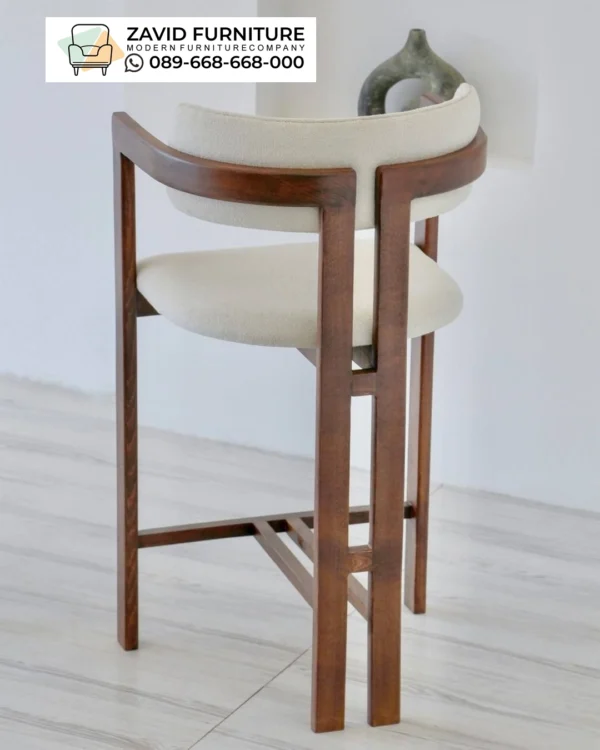 Kursi Bar Aura Sculptural Barstool Krajen