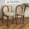 Kursi Cafe Kayu Jati Dudukan Jok Bulat