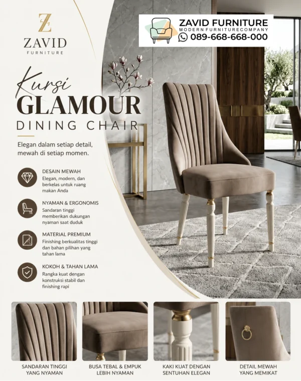 Kursi Glamour Dining Chair