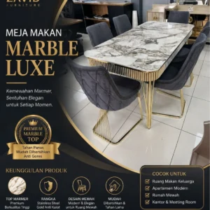 Meja Makan Marble Luxe Meja Makan Marble Luxe