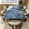 Meja Makan Marmer Samudera Biru Meja Makan Marmer Samudera Biru