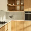 Kitchen Set HPL Motif Kayu Modern Kitchen Set HPL Motif Kayu Modern