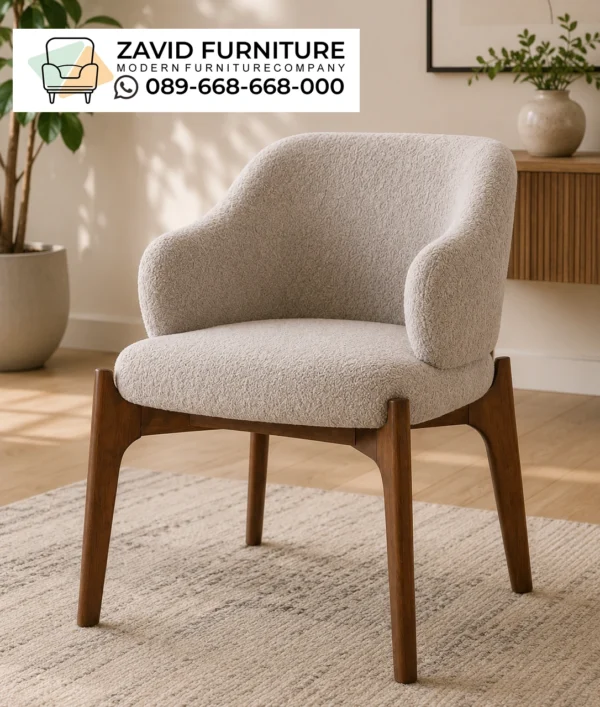 Kursi Cozy Curve Cream Kursi Cozy Curve Cream