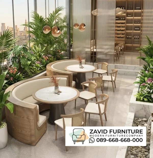 Kursi Restoran Kombinasi Rotan