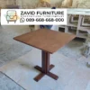 Meja Cafe Bahan Kayu Jati