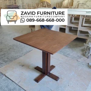 Meja Cafe Bahan Kayu Jati