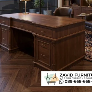 Meja Kantor Jati Modern