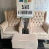 Set Kursi Sofa Cream Mewah