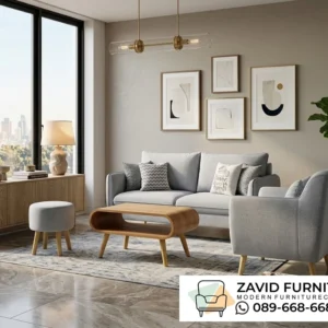 Set Kursi Tamu Sofa Grey