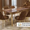 Set Meja Makan Marmer Modern Set Meja Makan Marmer Modern