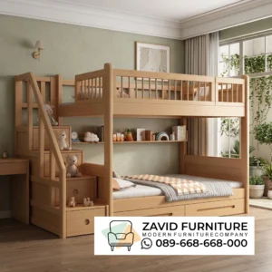 Tempat Tidur Tingkat Multifungsi Tangga Laci