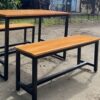 Bangku Cafe Kombinasi Besi