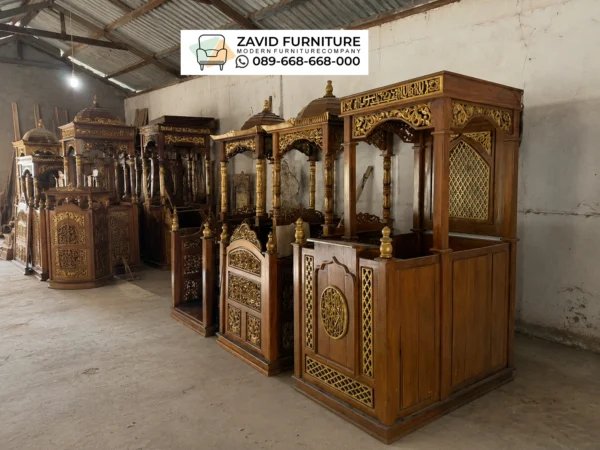 Jual Mimbar Masjid Tarakan Kayu Jati Jual Mimbar Masjid Tarakan Kayu Jati