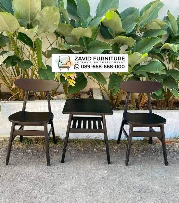 Meja Cafe Kayu Jati 2 Meja Cafe Kayu Jati