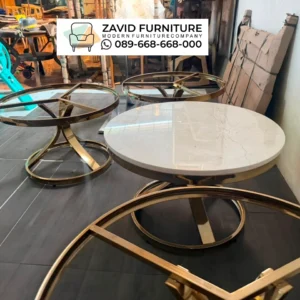 Meja Tamu Bulat Stainless Surabaya Mewah Jual Meja Tamu Bulat Stainless Surabaya Mewah