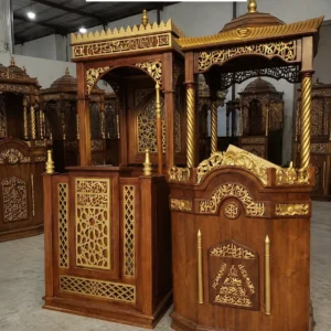 Mimbar Masjid Banjarmasin Model Kubah