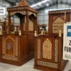 Mimbar Masjid Di Balikpapapan Kayu Jati Berkualitas