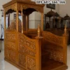 Mimbar Masjid Pontianak Ukiran Klasik Premium Mimbar Masjid Pontianak Ukiran Klasik Premium
