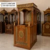 Mimbar Masjid Singkawang Murah Jual Mimbar Masjid Palangka Raya