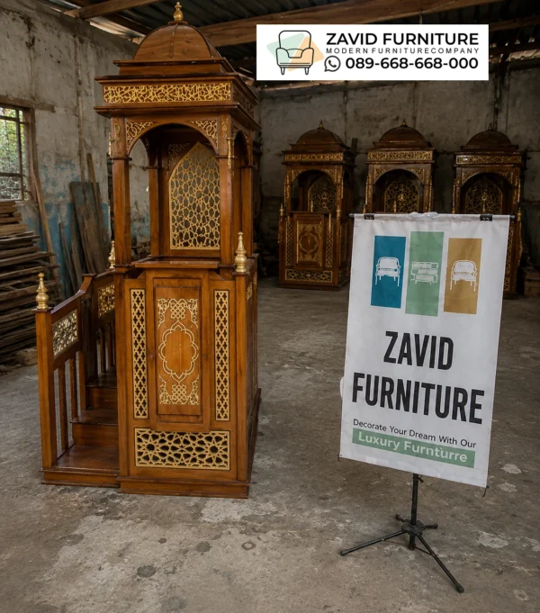 Jual Mimbar Masjid Kota Singaraja Jual Mimbar Masjid Kota Singaraja Tangga Samping