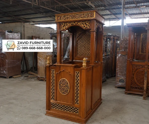 Jual Mimbar Masjid Samarinda Ukir Jati Jual Mimbar Masjid Samarinda Ukir Jati