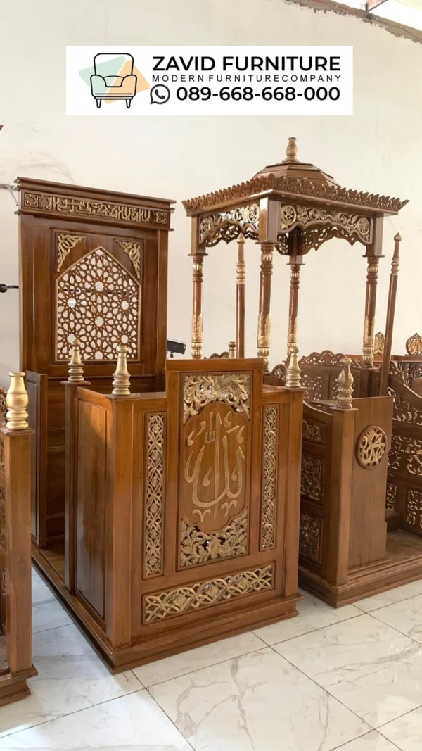 Jual Mimbar Masjid Surabaya Ukir Jual Mimbar Masjid Surabaya Ukir