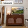 Meja TV Denpasar 2 Pintu Rotan