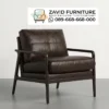 08087b90-49bb-4faf-9047-dc902851cf0a Koleksi Eksklusif Kursi Santai Kulit Asli Kayu Hitam Elegan